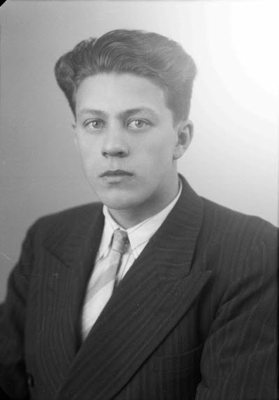 Porträtt av en herre. Ateljefoto.