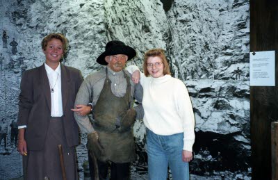 Gruvmuseet. Anette Nilsson Springare och Nina Eriksson.