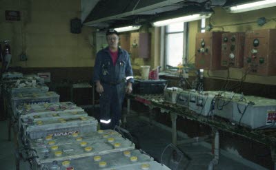 Batteriladdning stationen. Johnny Nilsson.