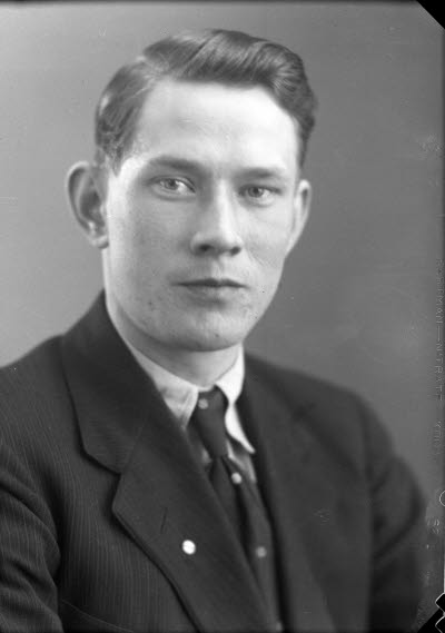 Porträtt av en herre. Ateljefoto.