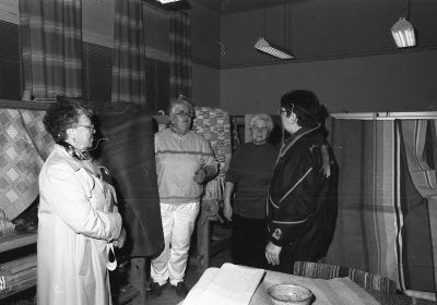 Hela Sverige väver; Öppet hus i kupan.