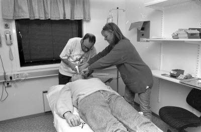 Läkarmottagning 1994.