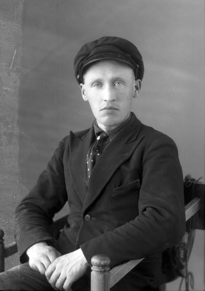 Porträtt av en herre. Ateljefoto.