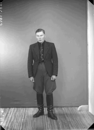 Porträtt av en herre.