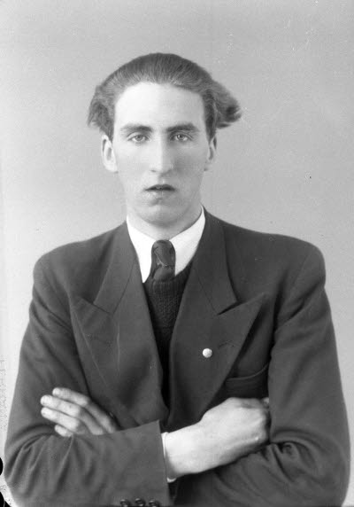 Porträtt av en herre. Ateljefoto.