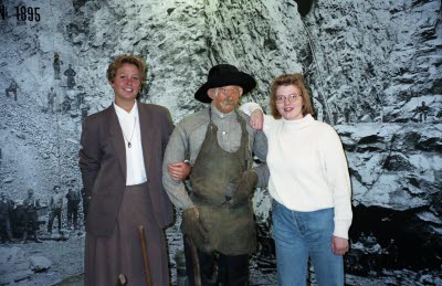 Gruvmuseet. Anette Nilsson Springare och Nina Eriksson.