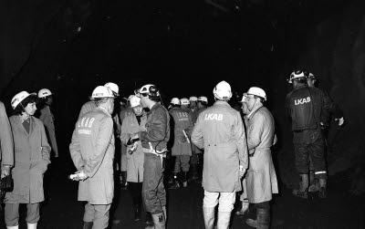 Malmberget. Presidio möte för gruvmästare från hela världen.