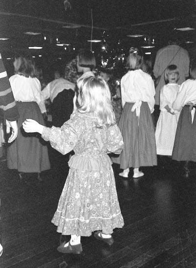 Folkets hus Malmberget Nordan. Barnfesten 1993-01-16.