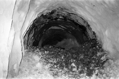 Natten mot den 9 mars 1993. Genomslag i snedbana 600-815 m nivån,730 m.avv.