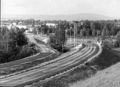 Porjusvägen, Gällivare. Del av Gällivare samhälle.