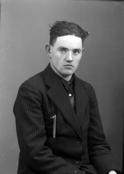 Porträtt av en herre. Ateljefoto.