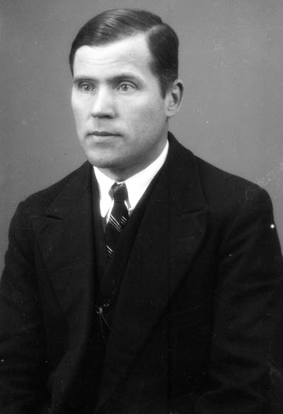 Porträtt av en herre. Ateljefoto.