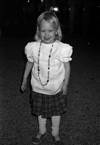 Folkets hus Malmberget Nordan. Barnfesten 1993-01-16.