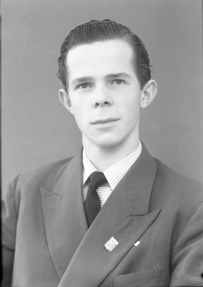 Porträtt av en herre.