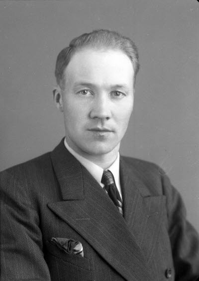 Porträtt av en herre. Ateljefoto.