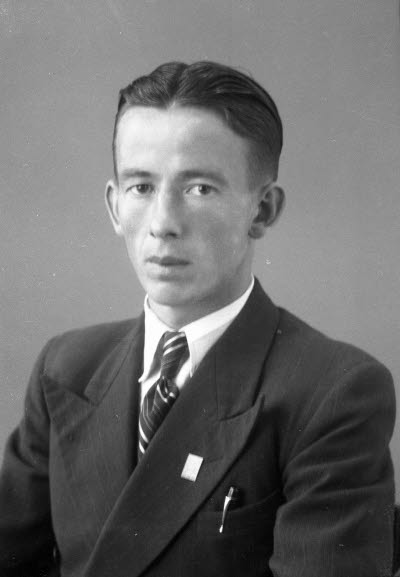 Porträtt av en herre. Ateljefoto.