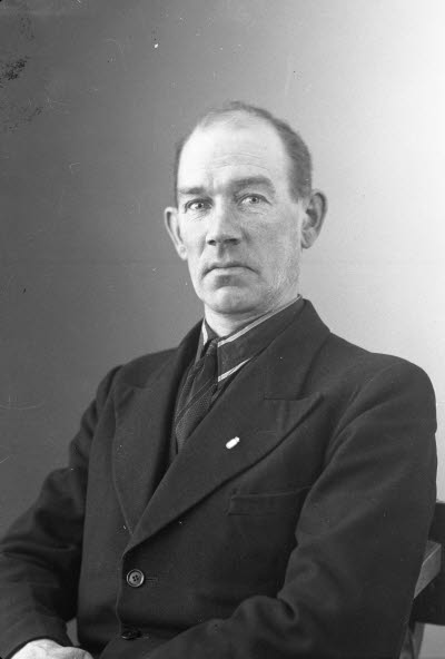 Porträtt av en herre. Ateljefoto.