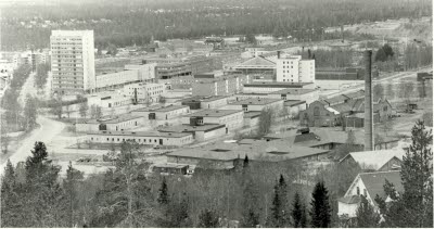 Vy över Malmberget centrum