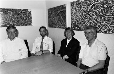 Personalen på inköpsavdelningen 1992.