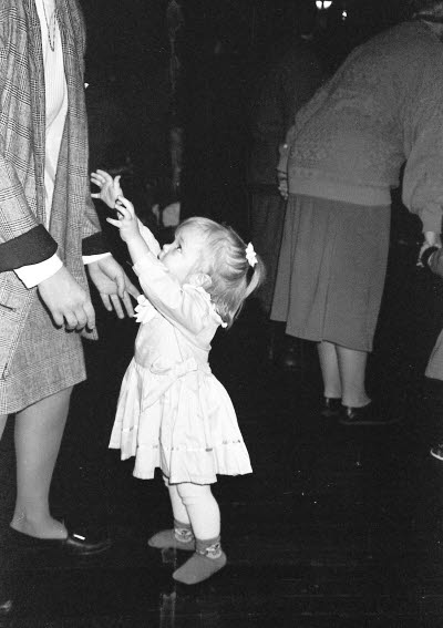 Folkets hus Malmberget Nordan. Barnfesten 1993-01-16.