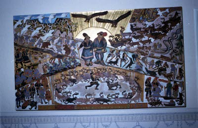 Malmberget; Bolagshotellet. Tavla som finns på väggen.