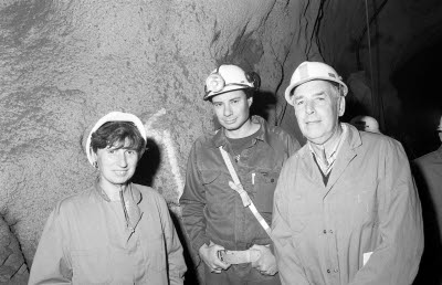 Malmberget. Presidio möte för gruvmästare från hela världen.