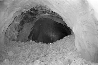 Natten mot den 9 mars 1993. Genomslag i snedbana 600-815 m nivån,730 m.avv.