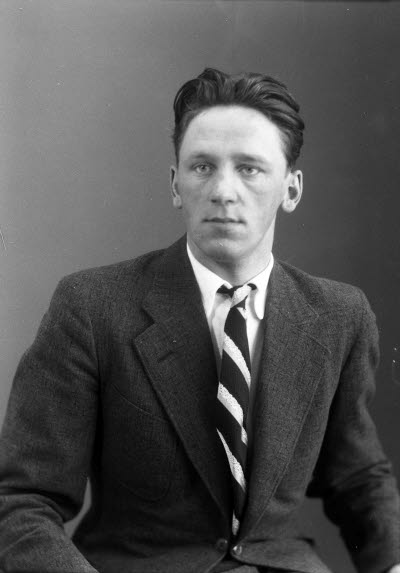 Porträtt av en herre. Ateljefoto.