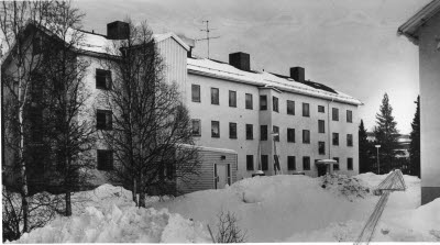 Gällivare Lasaretts nya adm-byggnad. Administration.