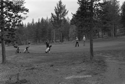 Dundret Banan. LKAB-mästerskap i golf 1992-09-19.