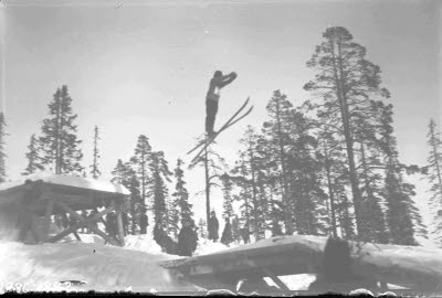 Idrott, sport. Johannesbacken. Backhoppning.