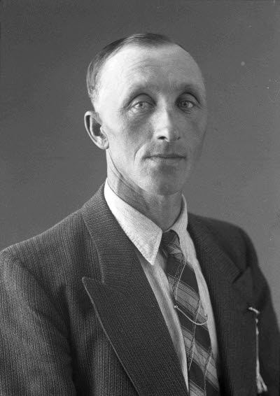 Porträtt av en herre. Ateljefoto.