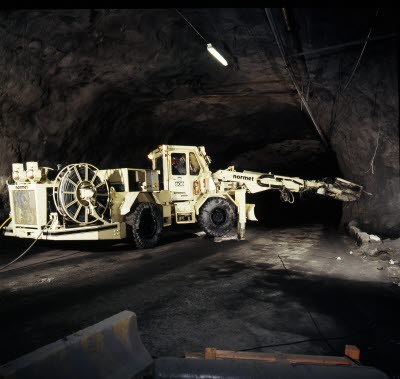 Gruva Under jord. Skrotning.