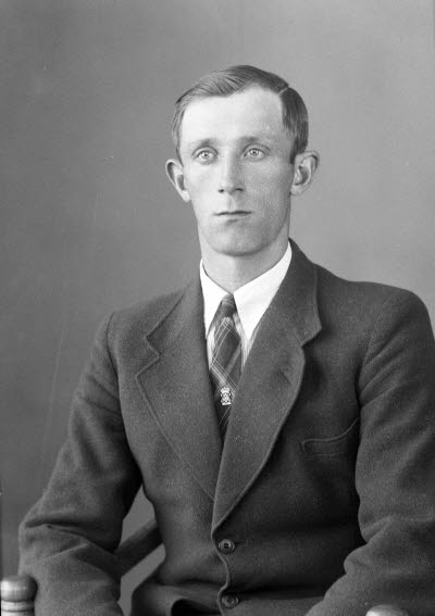 Porträtt av en herre. Ateljefoto.