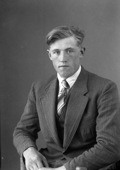 Porträtt av en herre. Ateljefoto.