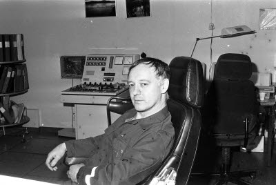 Anrikningsverket. Gamla kontrollrummet.