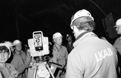 Malmberget. Presidio möte för gruvmästare från hela världen.