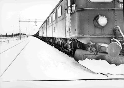 Malmtåg, urspårning.