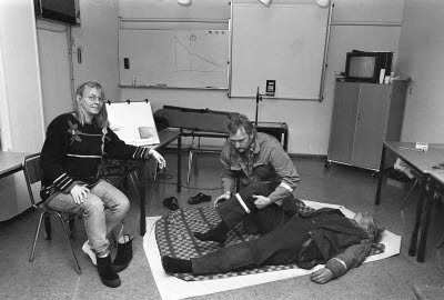 Samaritutbildning med Ingrid Jonsson 1994.