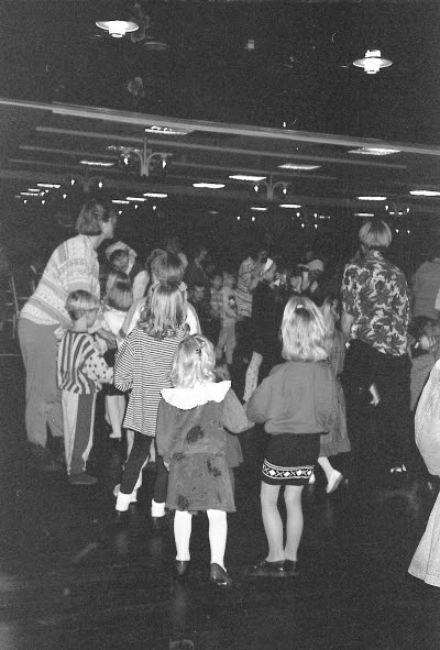 Folkets hus Malmberget Nordan. Barnfesten 1993-01-16.