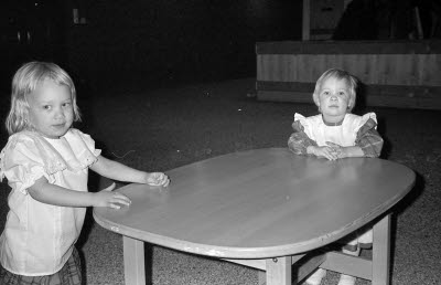 Folkets hus Malmberget Nordan. Barnfesten 1993-01-16.