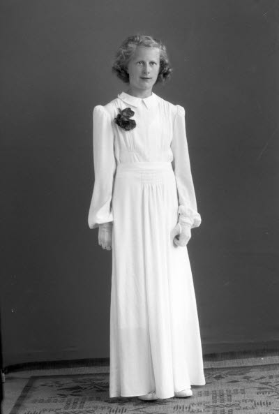 Porträtt av en flicka. Ateljefoto.