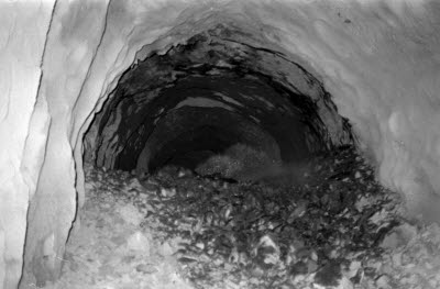 Natten mot den 9 mars 1993. Genomslag i snedbana 600-815 m nivån,730 m.avv.