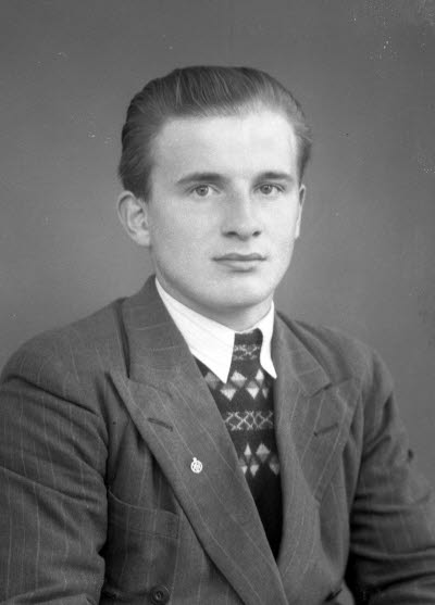 Porträtt av en herre. Ateljefoto.