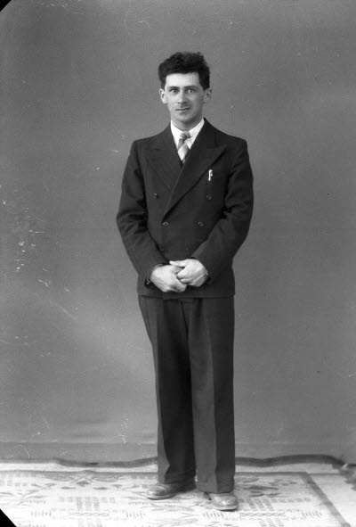 Porträtt av en herre. Ateljefoto.