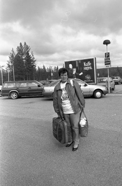 Resenär. Tjej Milen.