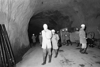 Malmberget. Presidio möte för gruvmästare från hela världen.