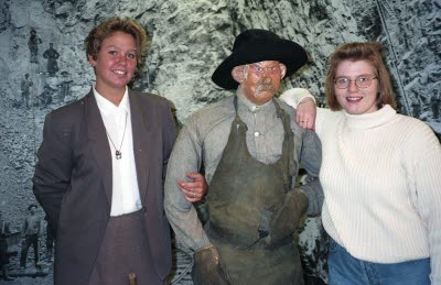 Gruvmuseet. Anette Nilsson Springare och Nina Eriksson.