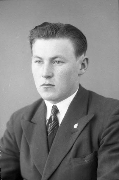 Porträtt av en herre. Ateljefoto.