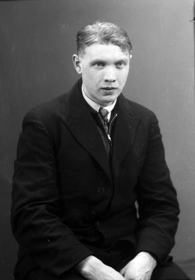 Porträtt av en herre. Ateljefoto.